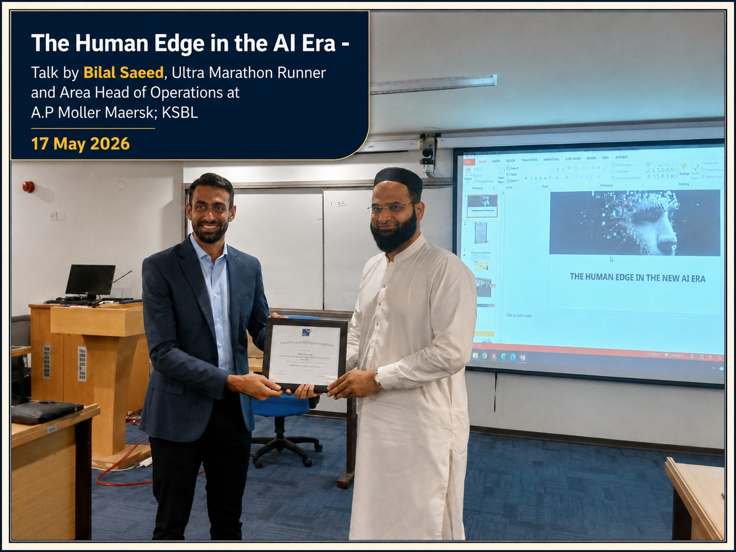 The Human Edge in AI — KSBL, May 2026