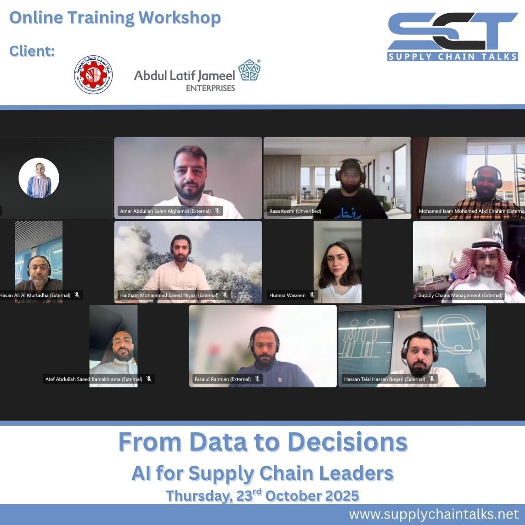 AI for Supply Chain — Abdul Latif Jameel, Oct 2025