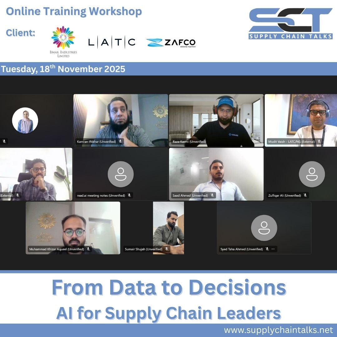 AI for Supply Chain — Ismail Industries & Partners, Nov 2025